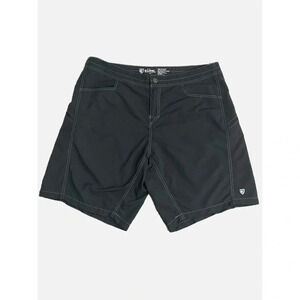 Kuhl Shorts Men’s 40 Black Mutiny River Hybrid Hiking Board Nylon Outdoor